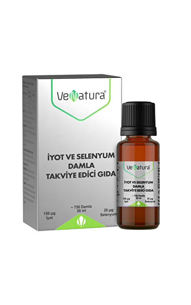 VeNatura İyot ve Selenyum Damla Takviye Edici Gıda 30 ml