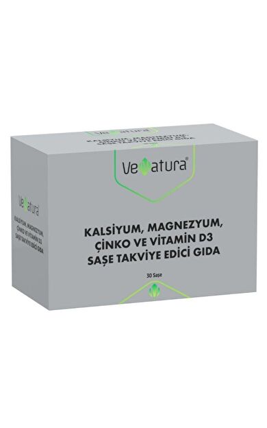 Venatura Kalsiyum Magnezyum Çinko ve Vitamin D3 30 Saşe