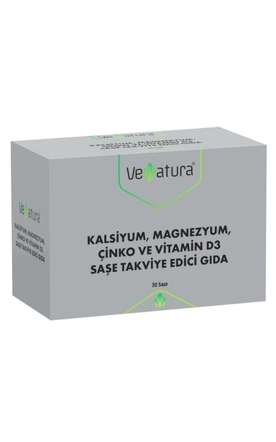 Venatura Kalsiyum Magnezyum Çinko Vitamin D3 30 Saşe