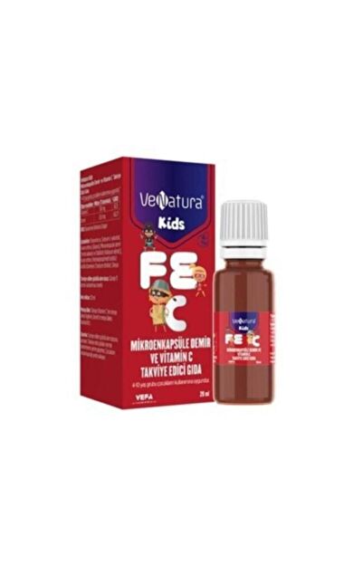Venatura Kids Mikroenkapsüle Demir ve Vitamin C 20 ml
