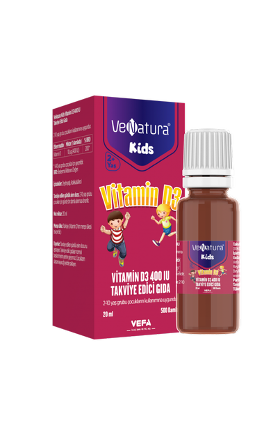 Venatura Kids Vitamin D3 400IU Damla 20ml