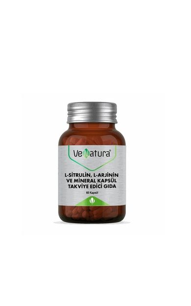 Venatura L-Sitrulin ,L-Arjinin Ve Mineral 60 Kapsül