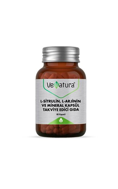 VeNatura L-Sitrulin, L-Arjinin ve Mineral 60 Kapsül