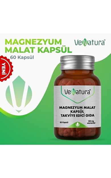 Venatura Magnezyum Malat 60 Kapsül