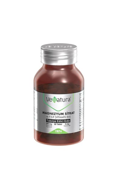 Venatura Magnezyum Sitrat P-5-P Vitamin B6 Tablet 60