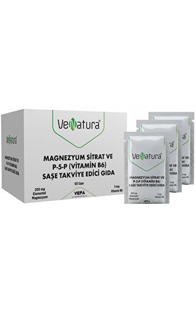 Venatura Magnezyum Sitrat Ve P-5-P (Vitamin B6) 60 Saşe