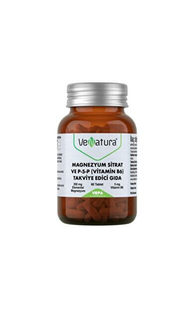 Venatura Magnezyum Sitrat Ve P-5-P (VİTAMİN B6) 60 Tablet