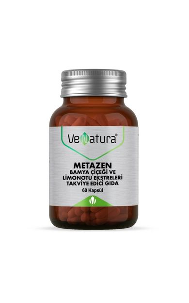 Venatura Metazen Bamya Çiceği Limon Otu 60 Kapsül