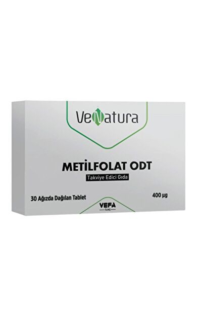 VeNatura Metilfolat Odt Ağızda Dağılan Tablet 30'lu