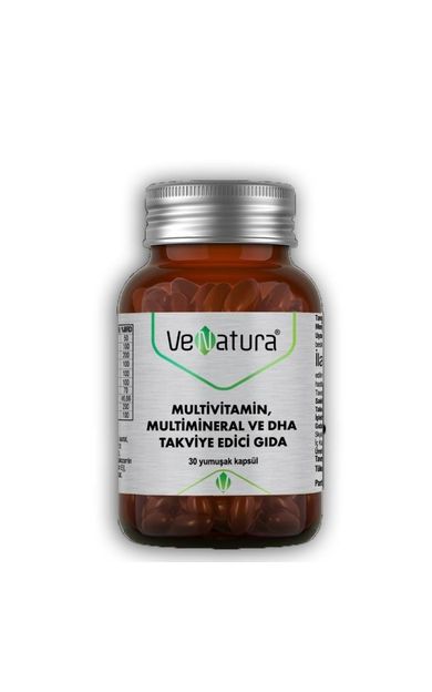 Venatura Multivitamin, Multimineral ve DHA 30 Kapsül