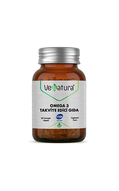 VeNatura Omega 3 Takviye Edici Gıda 60 Kapsül