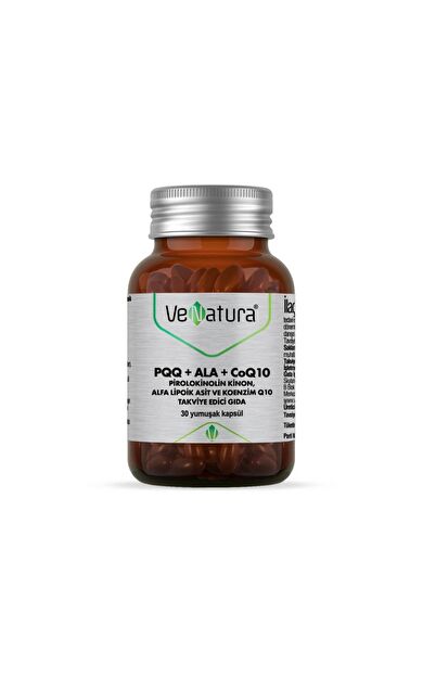 VeNatura PQQ+ALA+KoenzimQ10+Alfa Lipoik Asit 30 Kapsül