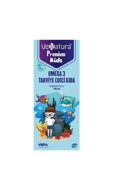 VeNatura Premium Kids Omega3 Şurup 150ml