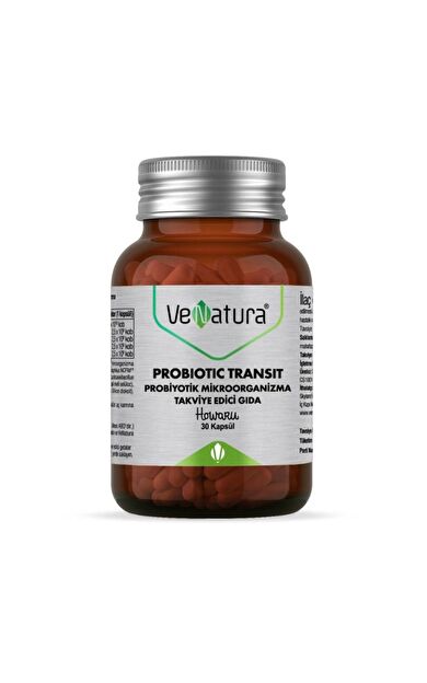 VeNatura Probiotic Transit Probiyotik Mikroorganizma 30 Kapsül