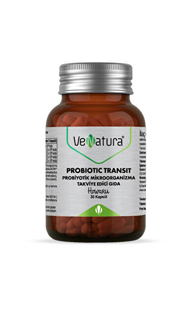 VeNatura Probiotic Transit Probiyotik Mikroorganizma 30 Kapsül