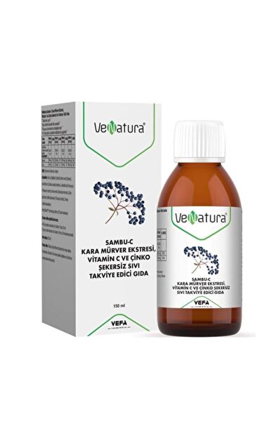 Venatura Sambu-C Karamürver Vitamin C ve Çinko İçerikli Solüsyon 150 ml