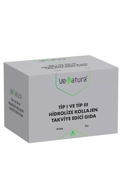 VeNatura Tip 1 Tip 3 Hidrolize Kollajen 30 Saşe