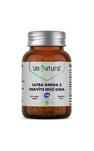 VeNatura Ultra Omega 3 Takviye Edici Gıda 30 Kapsül