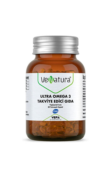 VeNatura Ultra Omega 3 Takviye Edici Gıda 60 Kapsül