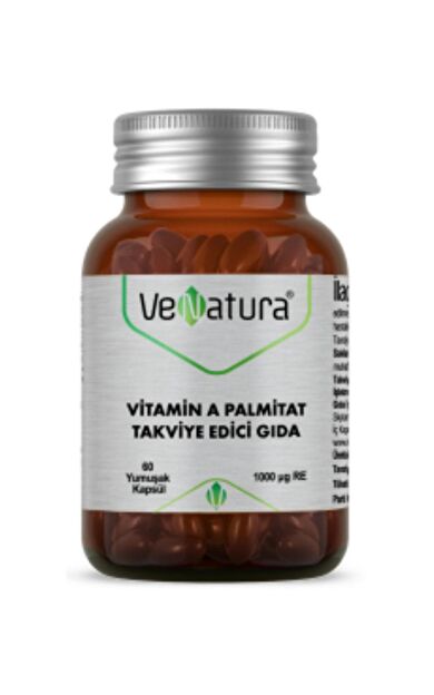 Venatura Vitamin A Palmitat 60 Yumuşak Kapsül