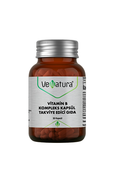 VENATURA Vitamin B Kompleks Kapsül Takviye Edici Gıda 30 Kapsül