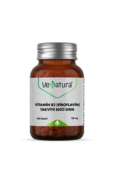Venatura Vitamin B2 Riboflavin 100 mg 100 Kapsül