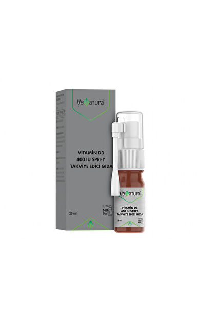 VeNatura Vitamin D3 400 IU Sprey Takviye Edici Gıda 20 ml