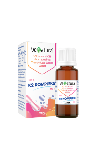 Venatura Vitamin K2 Kompleks Sıvı Takviye Edici Gıda Damla 20ml