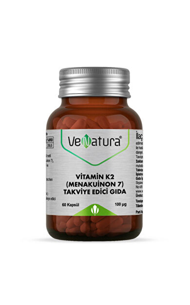 VeNatura Vitamin K2 (Menakuinon 7) Takviye Edici Gıda 60 Kapsül