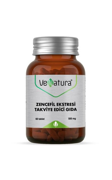 VeNatura Zencefil Ekstresi Takviye Edici Gıda 60 Tablet