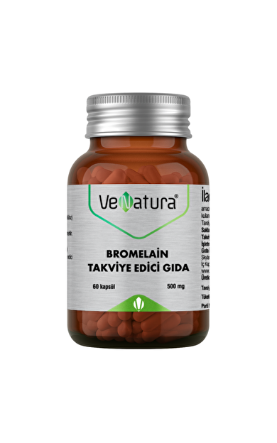 VENATURA Bromelain Takviye Edici Gıda 60 Kapsül