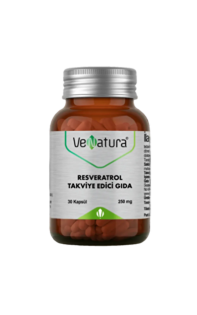 VENATURA Resveratrol Takviye Edici Gıda 30 Kapsül