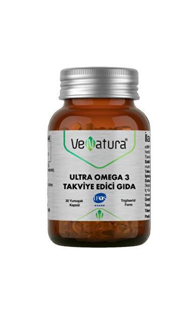 VENATURA Ultra Omega 3 Takviye Edici Gıda 30 Kapsül