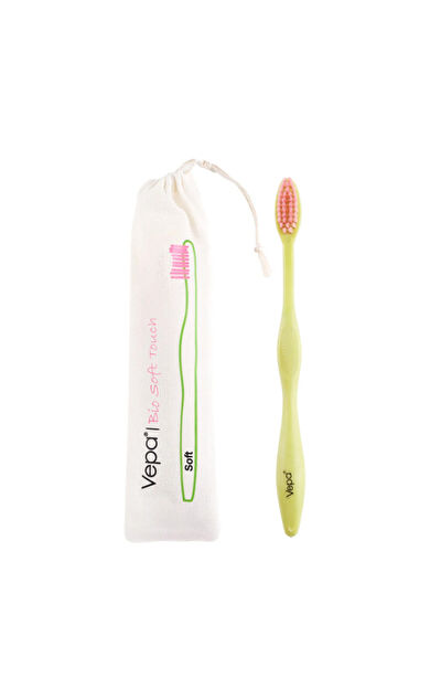 Vepa Bio Soft Touch Ahşap Yetişkin Diş Fırçası Keseli Ambalaj