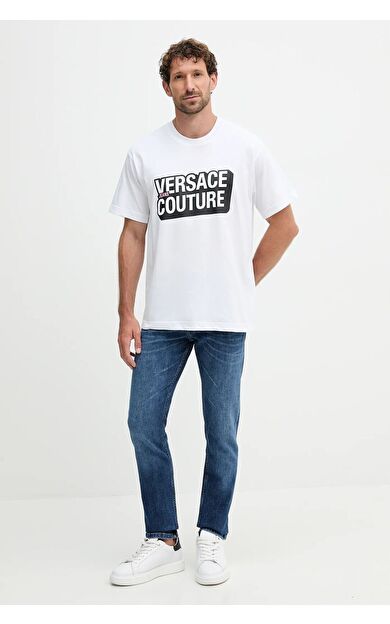 Versace Jeans Couture 79GAHP02 Erkek Tişört