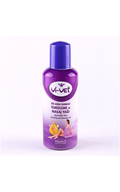 Vi-Vet Ağda Sonrası Temizleme ve Masaj Yağı E Vitamini 125Ml