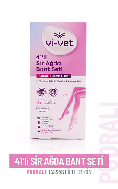 Vi-Vet Sir Ağda Bandı 41'Li Pudralı