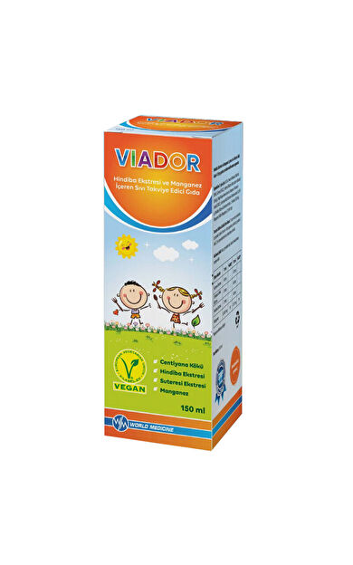 Viador Hindiba Ekstresi ve Manganez İçeren Şurup 150 ml
