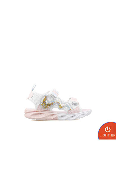 Vicco Legendy Çocuk Işıklı Sandalet 332.F25Y.179-11 Beyaz