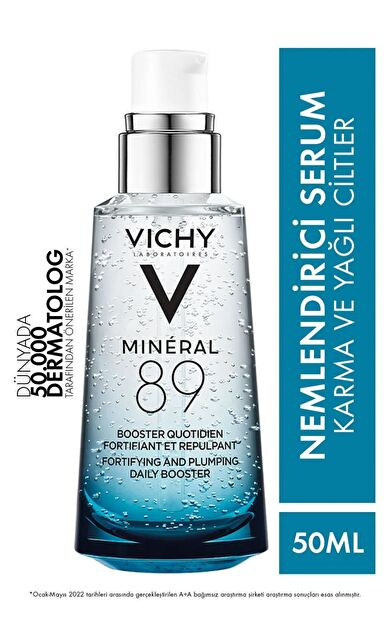 Vichy Mineral 89 Hyalüronik Asit Içeren Nemlendirici Ve Güçlendirici Serum 50 ml
