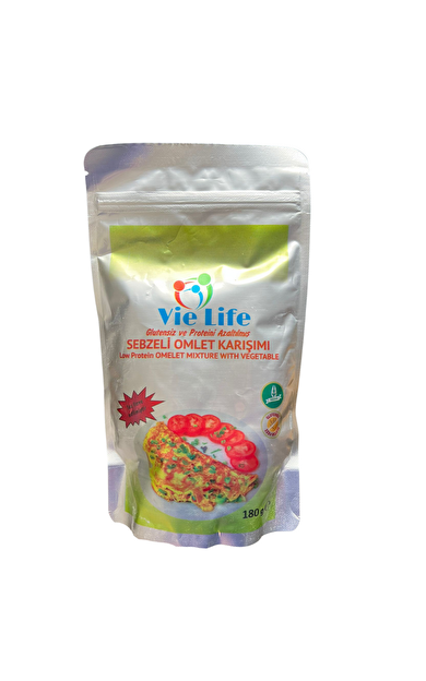 VİE LİFE Proteini Azaltılmış Sebzeli Omlet Karışımı 180g