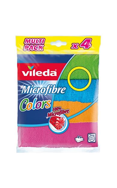 Vileda Mikrofiber Bez Colors 4 Lü