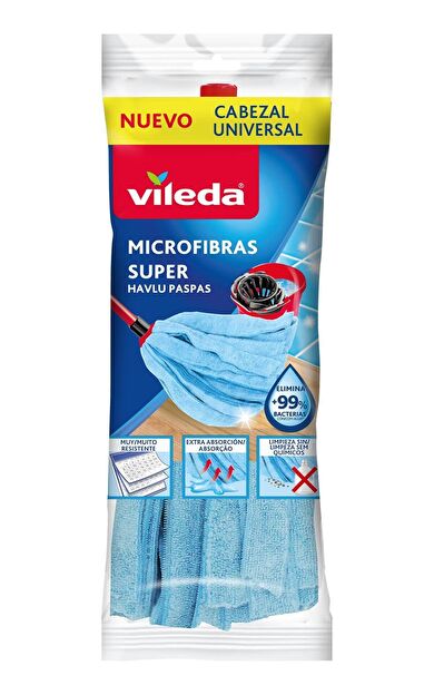 Vileda Microfiber Süper Havlu Paspas, Mavi