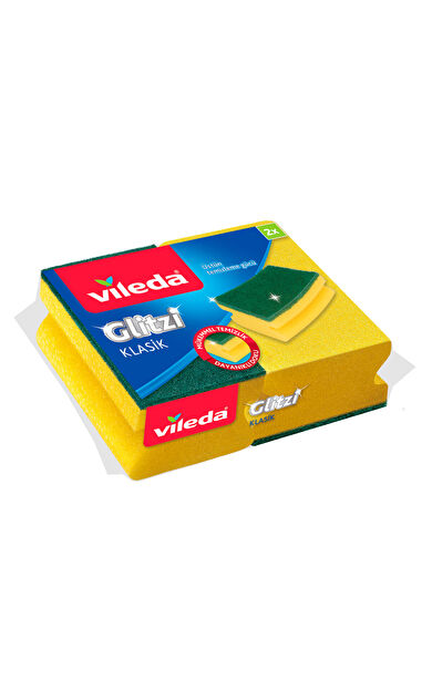 Vileda 2 Li Yeşil Klasik Oluklu Sünger