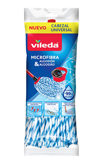 Vileda Süper Mocio Mikrofiber Pamuk Dokulu Paspas
