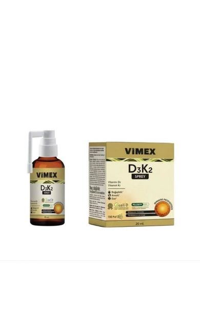 Vimex D3K2 Vitamin D3K2 Sprey 20 ml