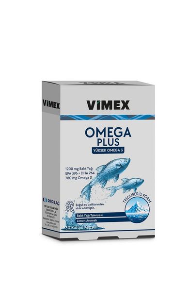 Vimex Omega Plus 30 Kapsül