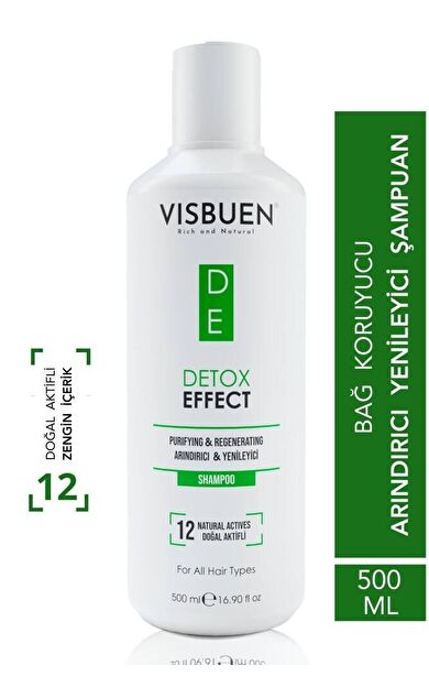 Detox Etkili 12 Doğal Aktifli Arındırıcı Onarıcı Ve Işlem Öncesi Sonrası Koruyucu Tuzsuz Şampuan