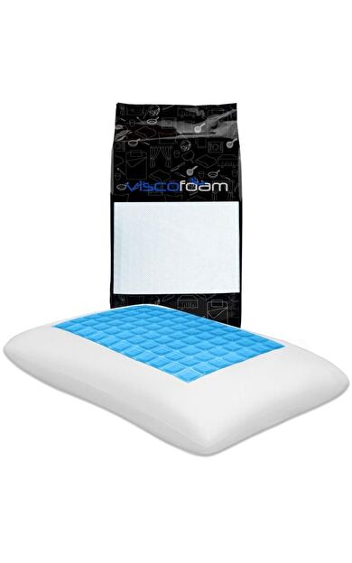 Comfy Terletmeyen Ortopedik Yastık Serinleten Visco Yastık Jelli Yastık 55x35x12cm