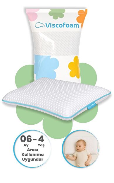 Ortopedik Bebek Yastığı Visco Bebek Yastığı 45 X 30 X 8 Cm